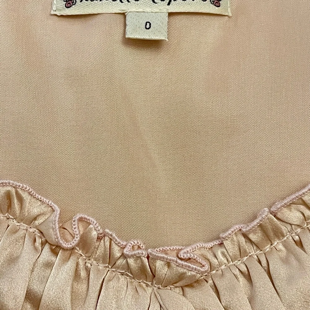 Nanette Lepore 100% Silk Satin blouse top. Looks stunning. - Picture 6 of 9